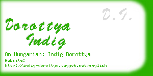 dorottya indig business card